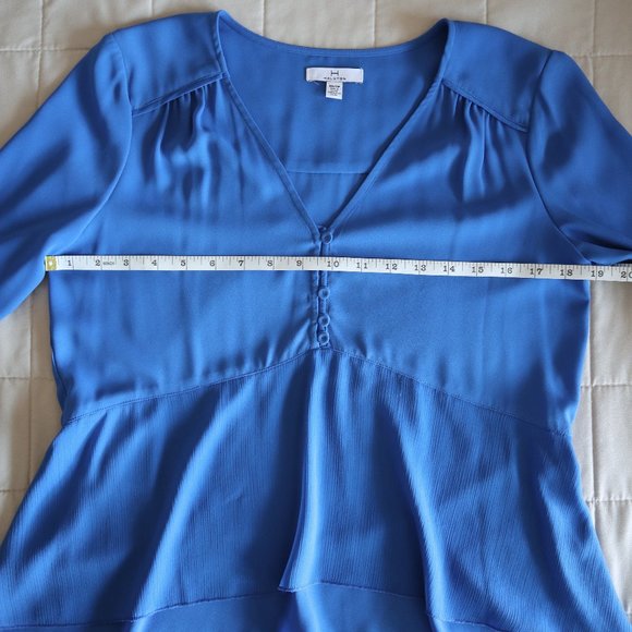 Blue Bell Long Sleeve High Low Blouse - Picture 3 of 6